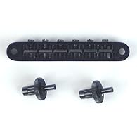 Grover - Tune-O-Matic - Electric Guitar Bridge - Black - Model 520BC