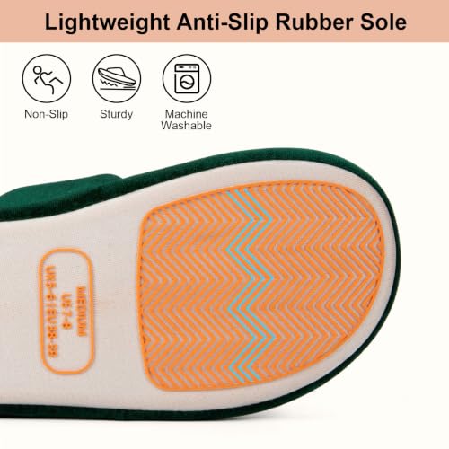 Image of LongBay Slippers for Women Memory Foam Open Toe Indoor House Shoes Gifts
