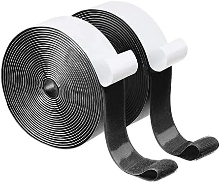 Hook and Loop Strip Tape ATHRZ 8M Double Sided Sticky Tape,Self Adhesive Sticky Back Fastening Tape 20mm Wide