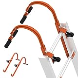 1 Paar Leiter Stabilisator, Dachleiterhaken mit Rollen, 500 Pfund Gewichtsbewertung, robuster Leiter Dachhaken zur Befestigung der Leiter am Dachrand, Dachkantenverlängerung