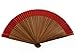Japanese Design Silk Handheld Folding Fan, Havest Browns HF-51