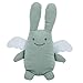 Trousselier - Peluche musicale - Angel Bunny - Music Lullaby J. Brahms - 24 cm di altezza - Tessuto di lino - Modern Chic - Ideale regalo di nascita - Lavabile in lavatrice - Colore Celadon - 2 count