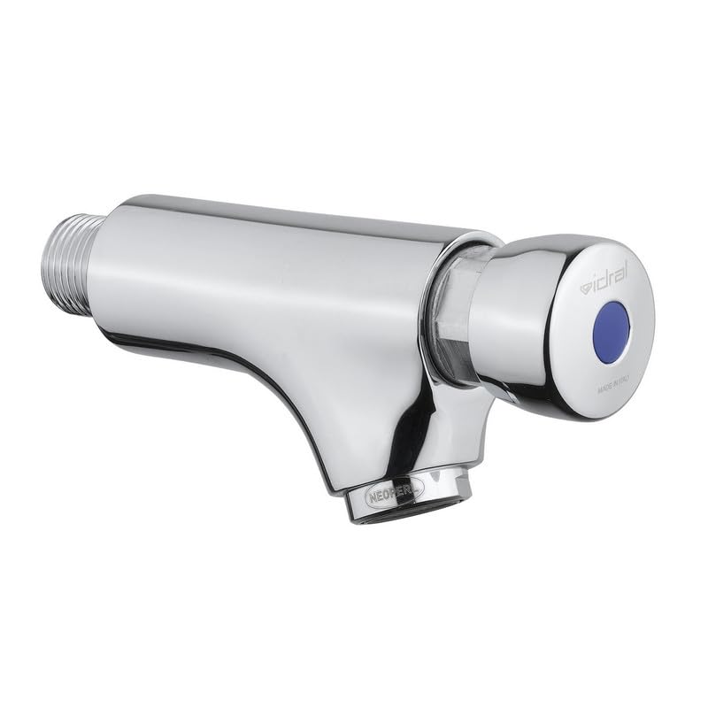 Rubinetto temporizzato lavabo serie CLASSIC a parete con comando a pulsante - Idral