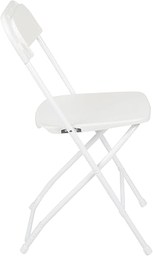 Vista 167 de Flash Furniture Hercules - Silla plegable comercial grande y alta, extraancha, capacidad de 650 libras de plástico duradero, color negro, paquete