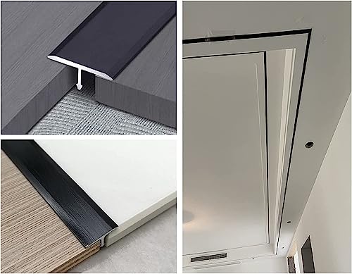 Bande de transition de sol pour rampe et bordure noire - 5