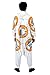 STAR WARS One Piece Zip Up Pajama Jumpsuit Kigurumi (Adult Large) White