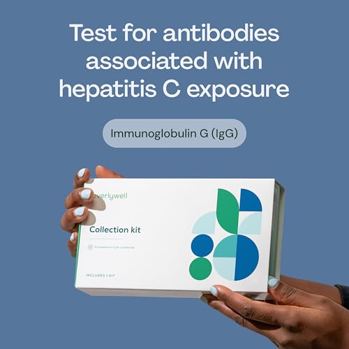Image of Everlywell At-Home Hepatitis C Test Collection Kit for Women and Men. Get Discreet, Accurate Results at Home from a CLIA-Certified Lab Within Days, for Ages 18 Plus