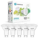 led gu10 7w 【Encendido Instantáneo/IRC Alto】 No tendrá que esperar a que se calienten.El CRI de las bombillas led de Aigostar siempre es superior a 80, cerca del valor del sol, así reflejan los colores de manera real y natural.