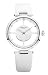 Kenneth Cole New York Women's KC2609 "Transparency" Stainless Steel Watch with White Leather Band