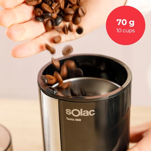 Moulin à café électrique 10 tasses Solac pour petit déjeuner