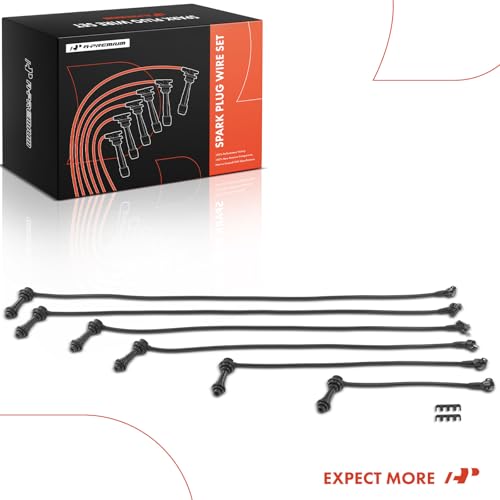A-Premium Ignition Spark Plug Wires Set of 6 Compatible with Toyota Supra 1987 1988 1989 1990 1991 1992, 3.0L, Turbocharged by A-premium - Used condition - Image 8