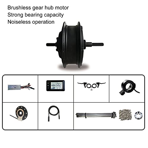 Alomejor Kit de controle de motor elétrico, boa dissipação de calor 48V 500 W Alavanca de freio 130X