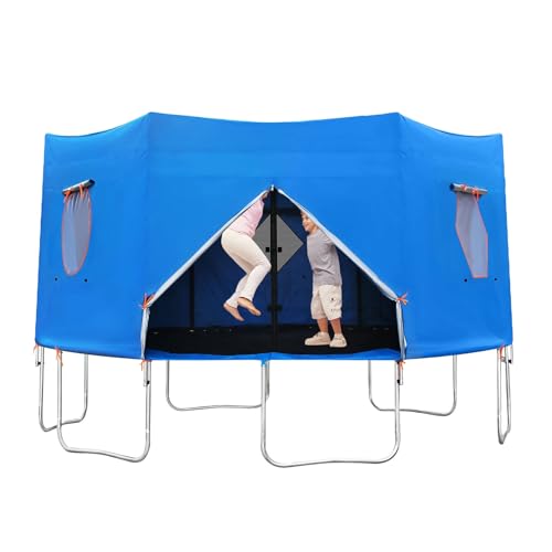 Tente de trampoline 1,8 m bâche haut de gamme anti-UV toutes saisons