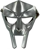 Casco de gladiador forjado a mano SCA LARP con armadura romana Mf Doom Silver