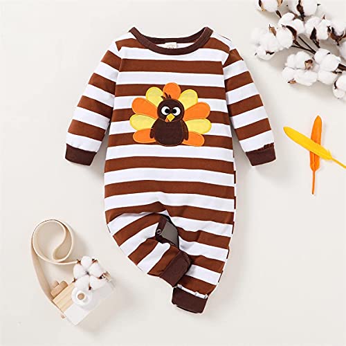 Younger Tree Infant Baby Girls Boys Fall Outfit Pumpkin One Piece Romper Halloween Smocked Bodysuit Clothes 0-24 M #TOP5