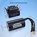 Surpass Hobby RC 3660 2600KV Brushless Motor and 60A ESC Combo Waterproof Brushless Motor and ESC Combo for 1/10 Remote Control Cars Trucks Off-Road Vehicle