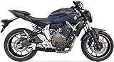 IXIL Hyperlow black XL-Edelstahl-Komplettanlage für MT-07, XSR 700 17-20, Dualexit, mit Kat., E-geprüft mit Euro 3+4 Zulassung.(Nicht RM30 oder RM31!)