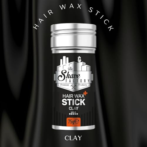 The shave factory Hair Wax Stick, styling duradero 2.7 Oz, 2 piezas miniatura 4