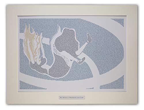 Image of Litographs Alice's Adventures in Wonderland by Lewis Carroll - Poster Book - Text Poster with Mount Only