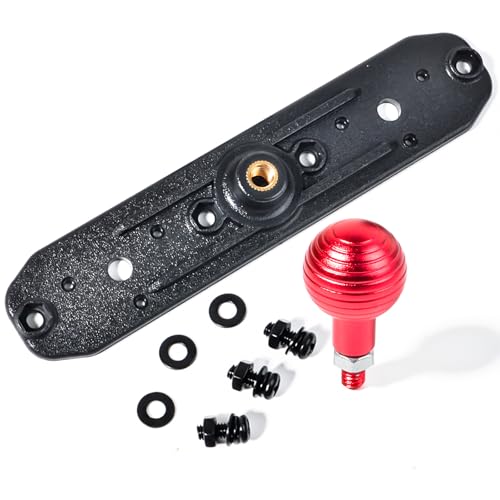 HYS Suporte de base de grade de rádio FM CB móvel com esfera de montagem de 25 mm (1 polegadas), sup