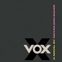 Vox Audiobook By Nicholson Baker cover art
