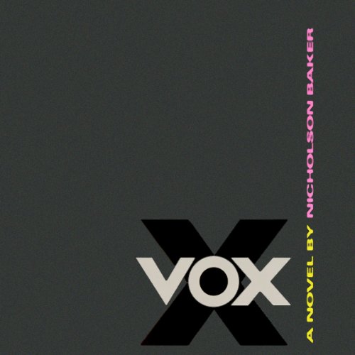 Vox Audiolivro Por Nicholson Baker capa