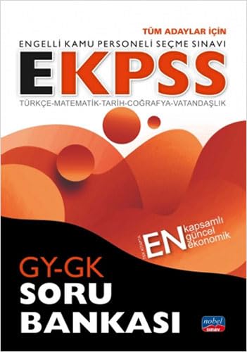 E-KPSS Genel Yetenek Genel Kültür Soru Bankası Türkçe-Matematik-Tarih-Coğrafya-Vatandaşlık