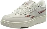 Empeine de piel Reebok Club C Double, Zapatillas Mujer, Beige (Chalk/Rose/Gold Black), 37 EU