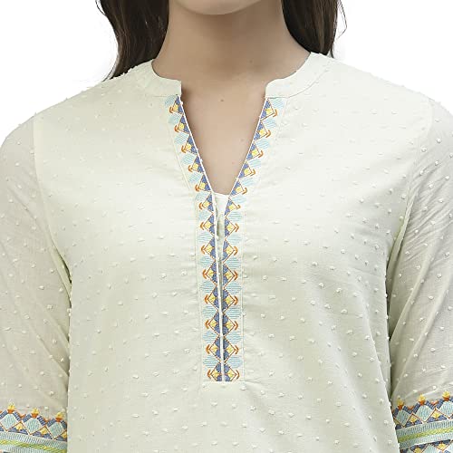 Image of Mode By Red Tape Women's Regular Tunic (MFT0056 Lime L)