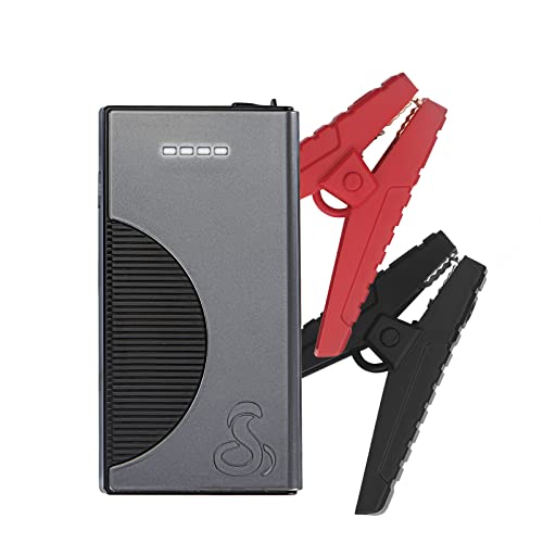 Cobra 800A Jump Starter - Lithium-ion Jump Starter & Power Bank with Fast Charge USB, LED Flashlight, Jumper Cables, 800 Amp Peak Power for Any Car, SUV or Motorcycle by COBRA - Used condition - US$40.58