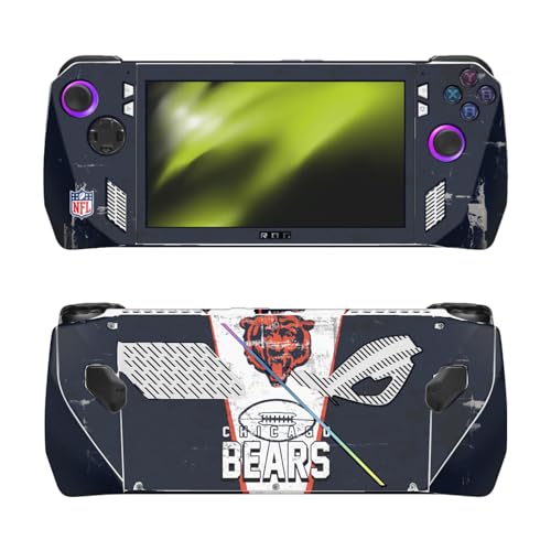 Autocollant vinyle NFL Chicago Bears anti-rayures pour ASUS ROG Ally