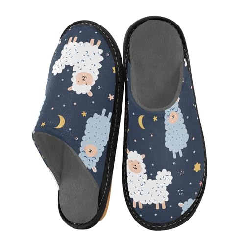 Chaussons alpaga pour homme et femme contre les pieds froids sur sol carrelé