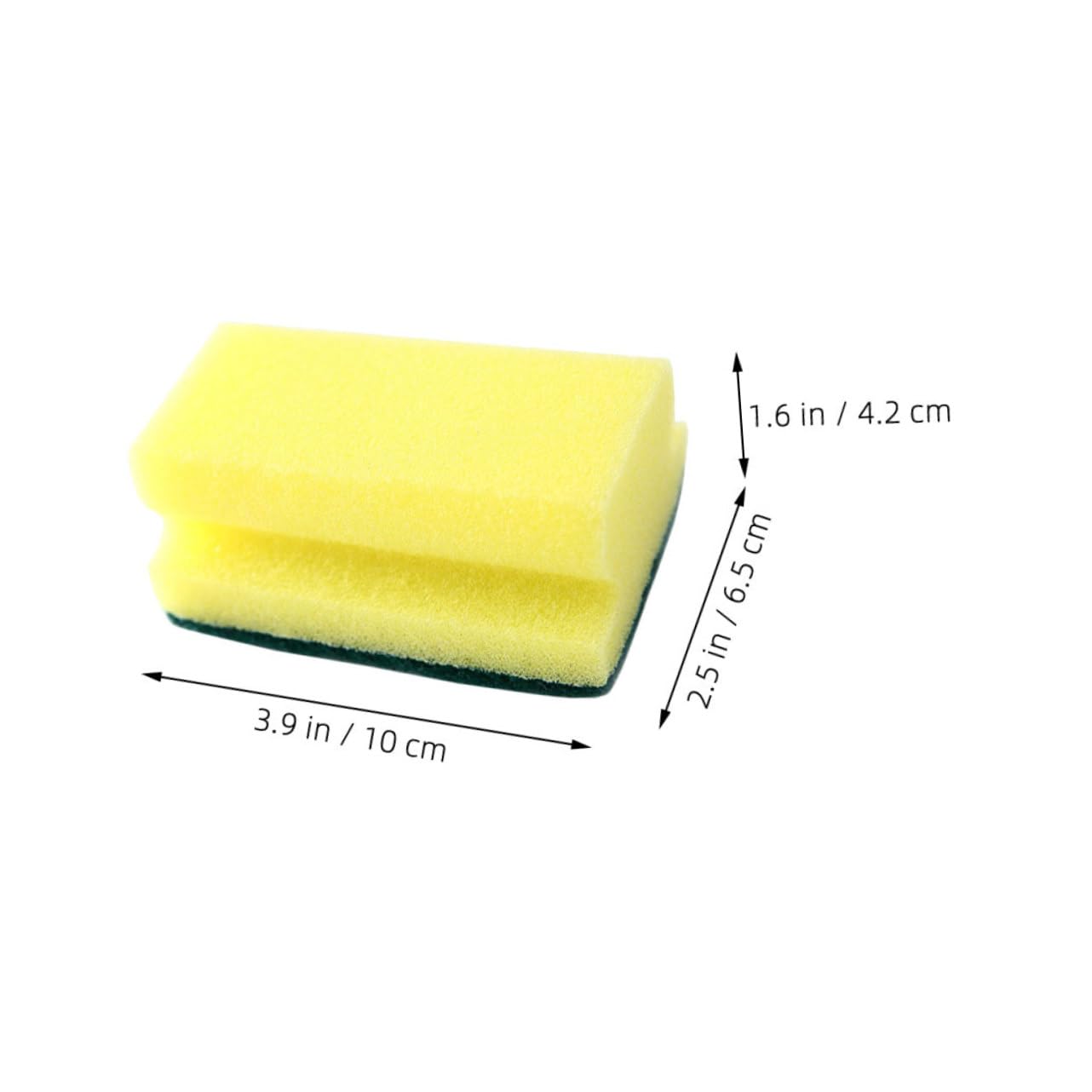 Cabilock Dish Cleaning Sponge Pad Set Scrub Sponge Bulk for Kitchen Dish Scrubber