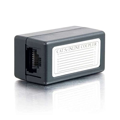 C2G 20201 Cat5E Rj45 Modular Inline Coupler, Black #TOP3