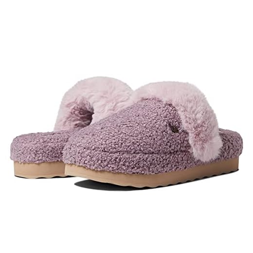 Koolaburra by UGG Women's PEACHEE Slipper, Elderberry, 9