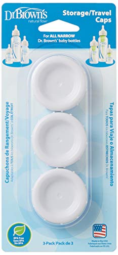 Dr. Brown’s Natural Flow® Storage/Travel Caps, Narrow 3 Count (Pack Of 1) #TOP1