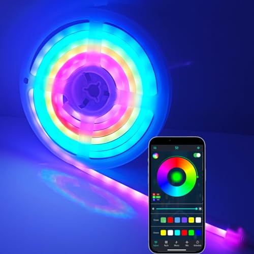 Tira de LED Neon RGB Multicolor 2M con Control Remoto miniatura 1