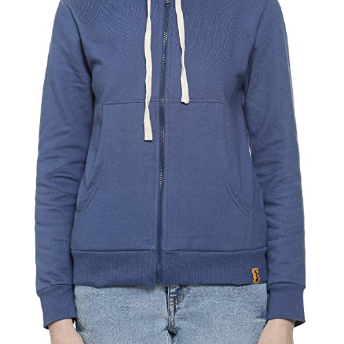Image of Campus Sutra Cotton Women Hooded Sweatshirt