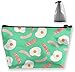Produktbild Kosmetiktasche mit Eierspeck-Muster, Minzgrün