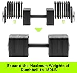 longer screws, 2pieces for Square Dumbbells, up to160lbs (Single Dumbbell)