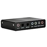 HINWEIS: 1. Verbinden Sie dieses Gerät NICHT mit Ihrem PC, bis der Treiber installiert ist. 2. Vor der Installation sollten Sie alle Audioprogramme schließen, um zu verhindern, dass die Treiberinstallation fehlgeschlagen ist. 3. Der optische SPDIF-Durchgangsport dieses Audioadapters unterstützt Zweikanal-Audio, der SPDIF-Anschluss unterstützt kein 5.1- oder 7.1-Audio. 12 Monate sorgenfreie Garantie. Bei Fragen wenden Sie sich bitte an uns, um weitere technische Unterstützung zu erhalten.