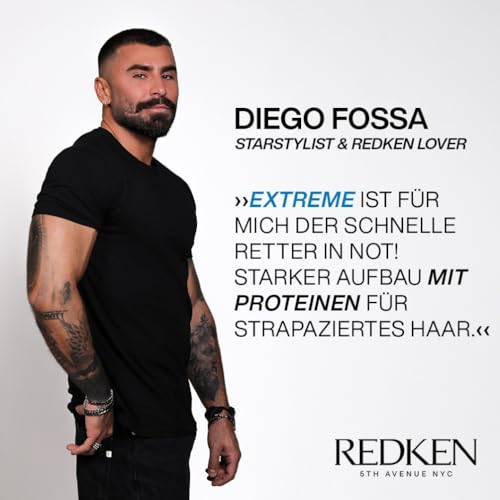 6. Bild von Redken | Pflegeset für sprödes und geschädigtes Haar, Anti Haarbruch, Mit Interlock Protein Network, Extreme Shampoo 300 ml & Conditioner 300 ml