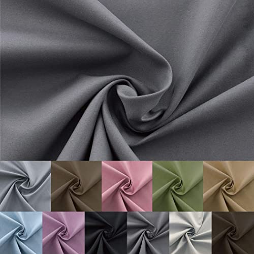 Home Queen Grommet Top Blackout Curtain Valance Window Topper for Living Room, Small Straight Drape Valence, Set of 1, 37 X 18 Inch, Charcoal — view 6