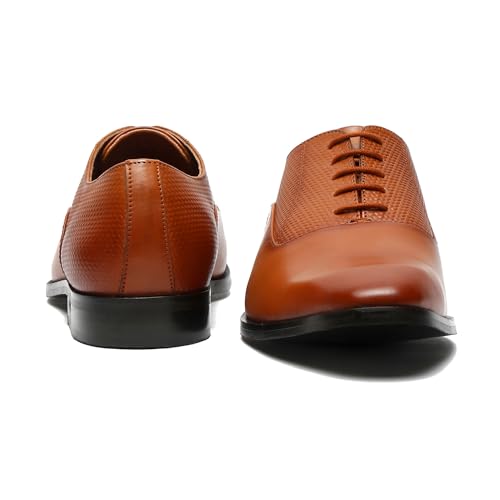 Image of LOUIS STITCH Men's Derby Formal Shoes| Handmade Italian Leather Shoes for Men (LSEUPLDY)