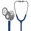 3M Littmann Stetoscopio per il monitoraggio Classic III, tubo auricolare blu navy, 69 cm, 5622