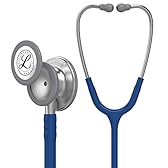 3M Littmann Stetoscopio per il monitoraggio Classic III, tubo auricolare blu navy, 69 cm, 5622