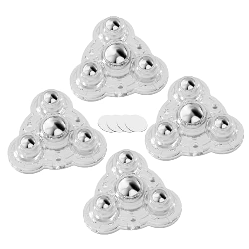 Rodas de rodízio autoadesivas, rodas de rodízio pequenas - Rodízios de polia pegajosa Rodas de eletr