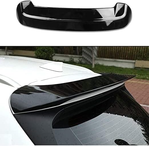 AUTOKART Car Spoiler (Customized for Car) Rear Spoiler/Rear Hood Compatible with, Hyundai Exter Compatible for Year 2023-2026 Models (Set of 1 Piece) - Glossy Black in Colour