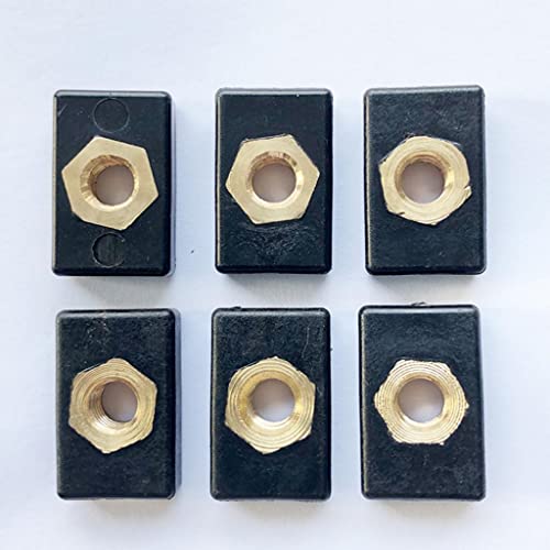 3x 6x銅ネハードウェアマウントナイロンナットサートにカヤ