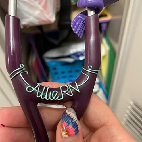 Personalized Stethoscope Name Tag, Name Custom Doctor Stethoscope Charm ID Tag Accessories Gift for Doctor Nurse Vet Medical Students - Thumbnail 6